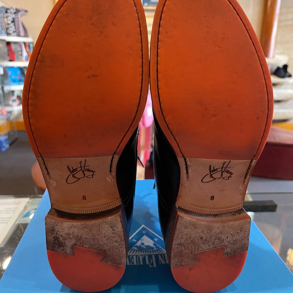 JOHN FLUEVOG STRAIGHT 6 "ADMIRAL" - BROWN - MENS 8 or WOMENS 10 - Picture 4 of 4